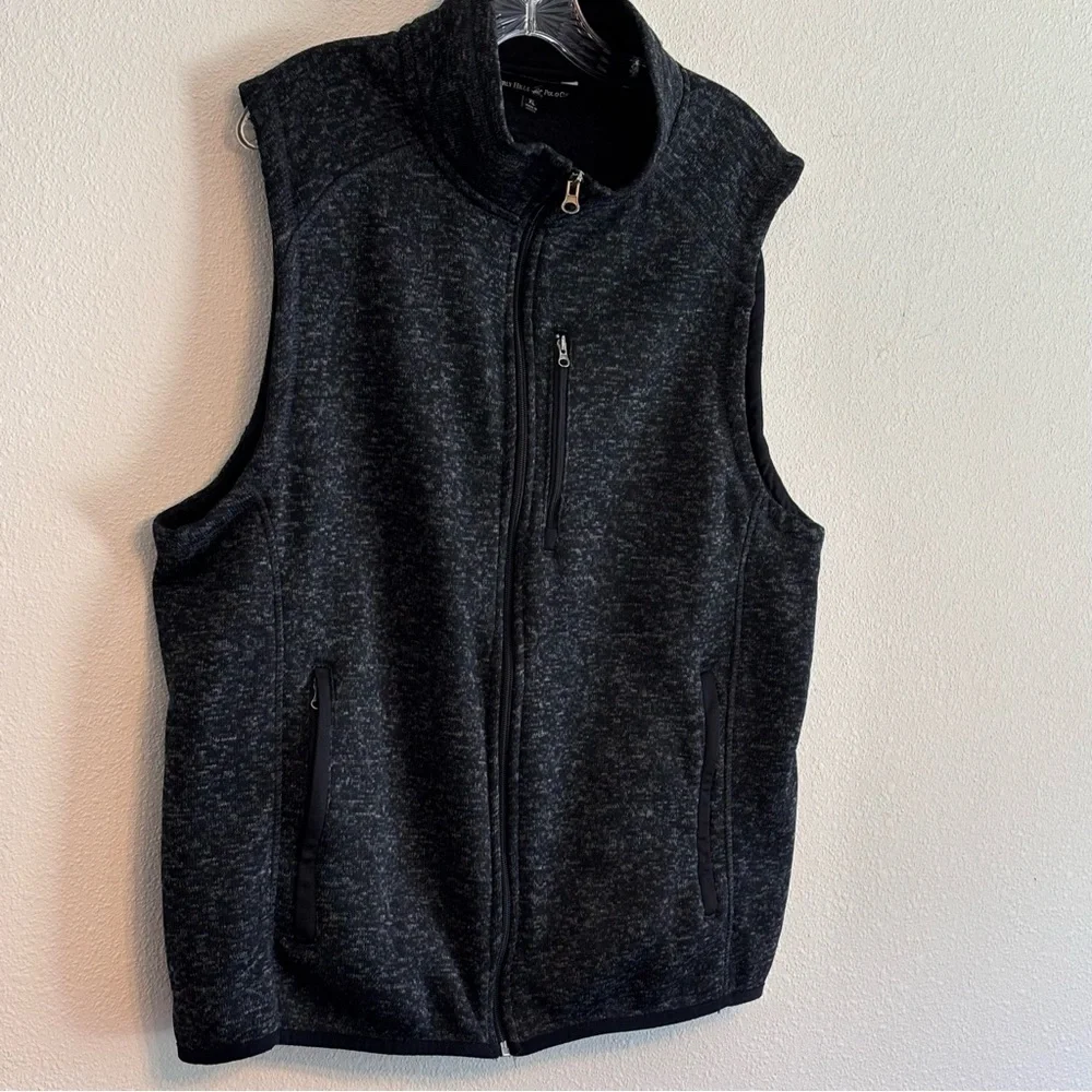 EUC Beverly Hills Polo Club Men's Charcoal Vest Size XL